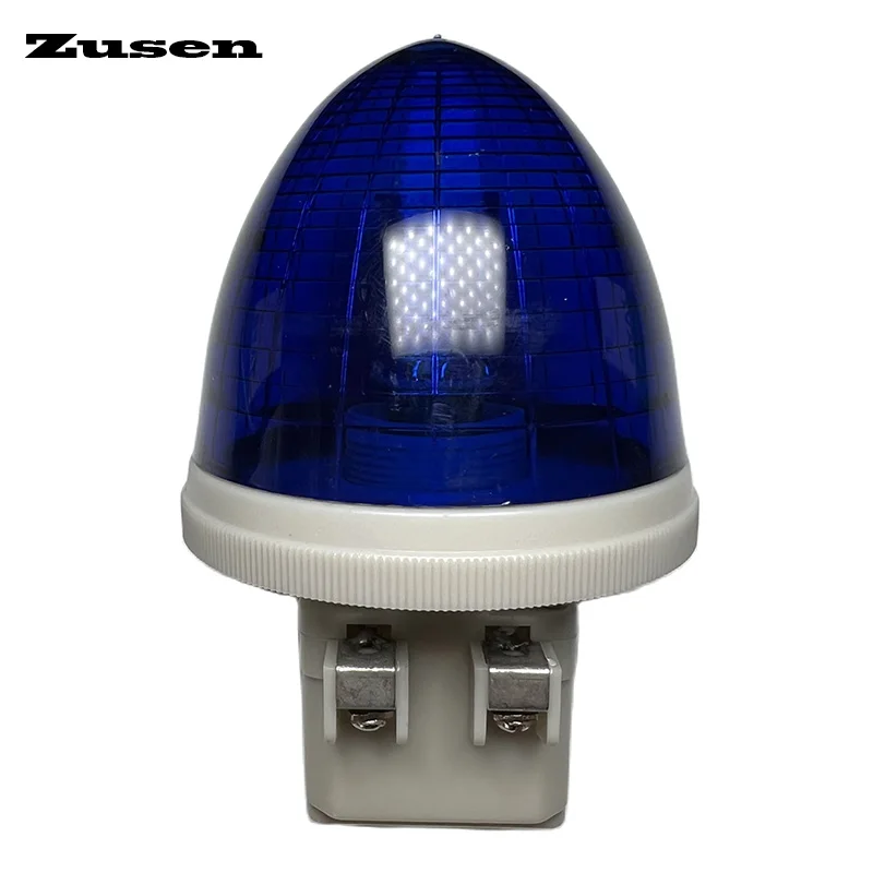 

Zusen TB30-B 12V 24V 110V 220V Blue LED Equipment Signal Indicator Light Warning Light Always on