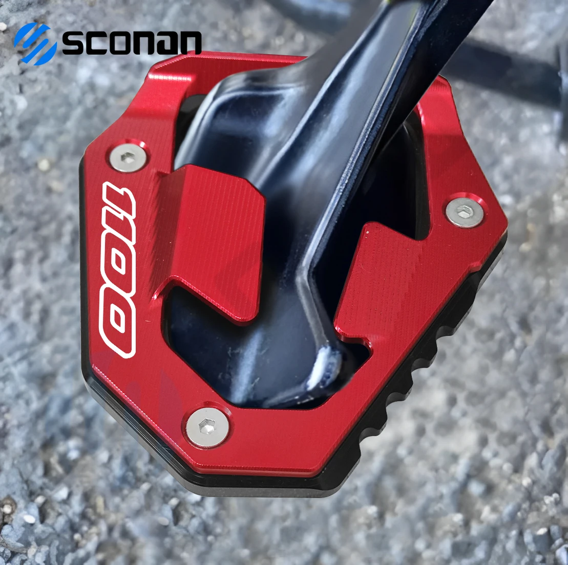 

Motorcycle Kickstand Foot Side Stand Decoration Extension Pad Plate For Honda NT 1100 NT1100 2022 2023 2024 2025