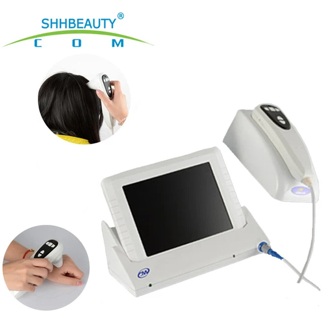 

Digital analyzer hair scalp with usb scalp detector machine
