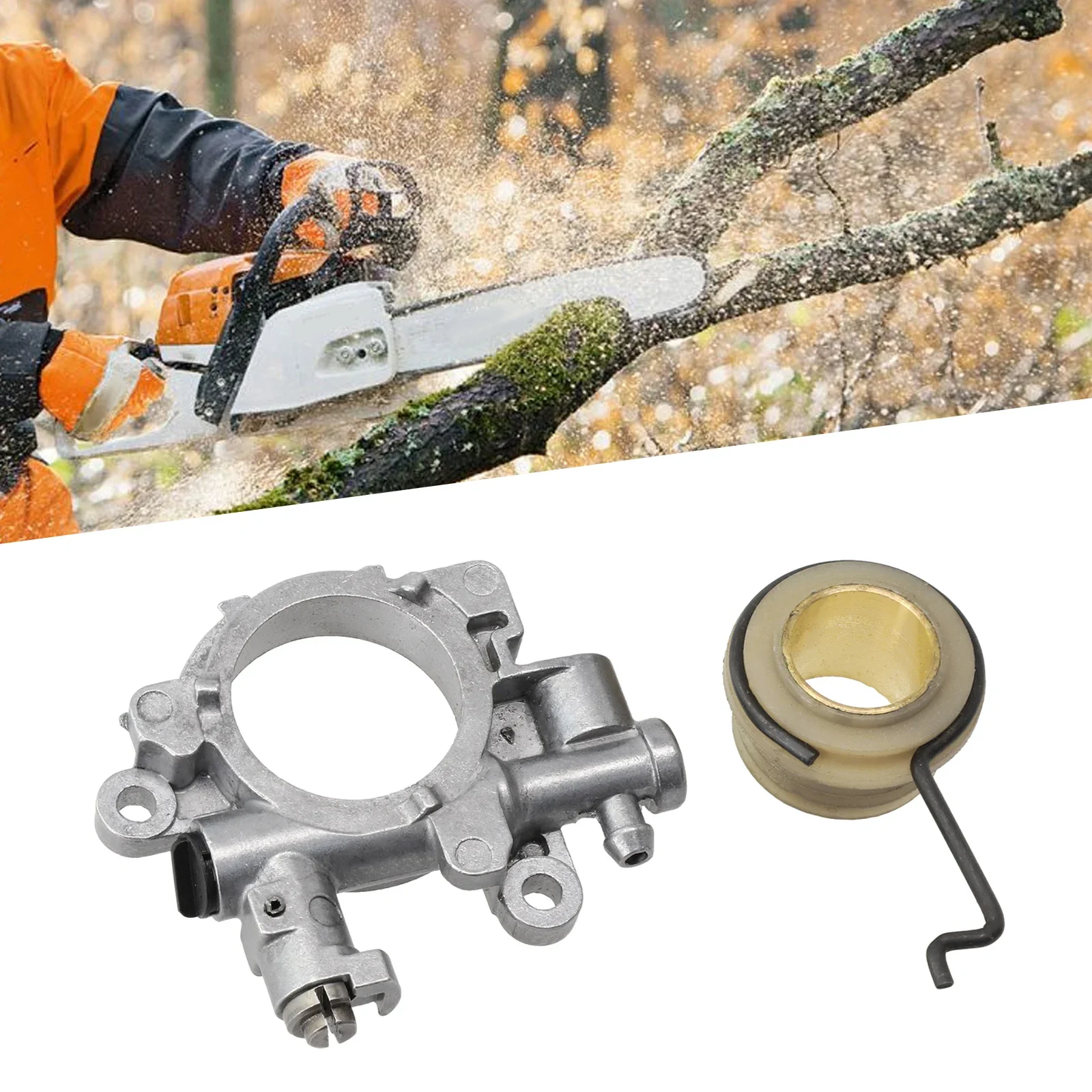Enhanced Performance Through This PremiumReplacementOilPumpwithWormGearCompatibleWithVariousChainsaws ModelsIncluding M291&M390