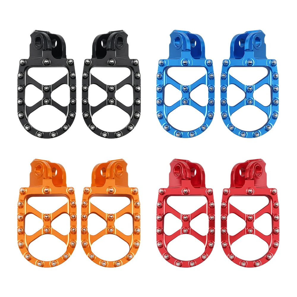 NICECNC For 2024 KTM 690 ENDURO R SMR R 2008-2024 1050 1090 1190 1290 ADVENTURE R S T 2013-2024 Foot Pegs Footrest Fat Pedal Kit