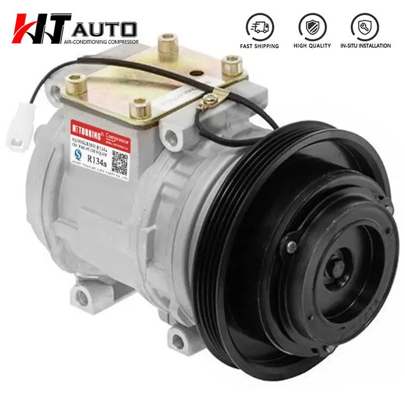 

For Car Toyota Corolla L4 L.6 1.8L 90-97 10PA15C AC Compressor 88320-02040 88310-1A300 88320-1A420 447100-3430 15-21991 19192854