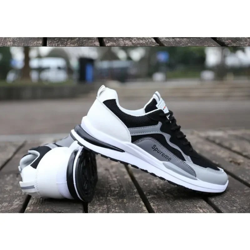 Men\'s Running Shoes Spring Autumn Fashion Breathable Men Sneakers Comfortable Anti Slip Lace UpJogging Trainers Tenis Masculino