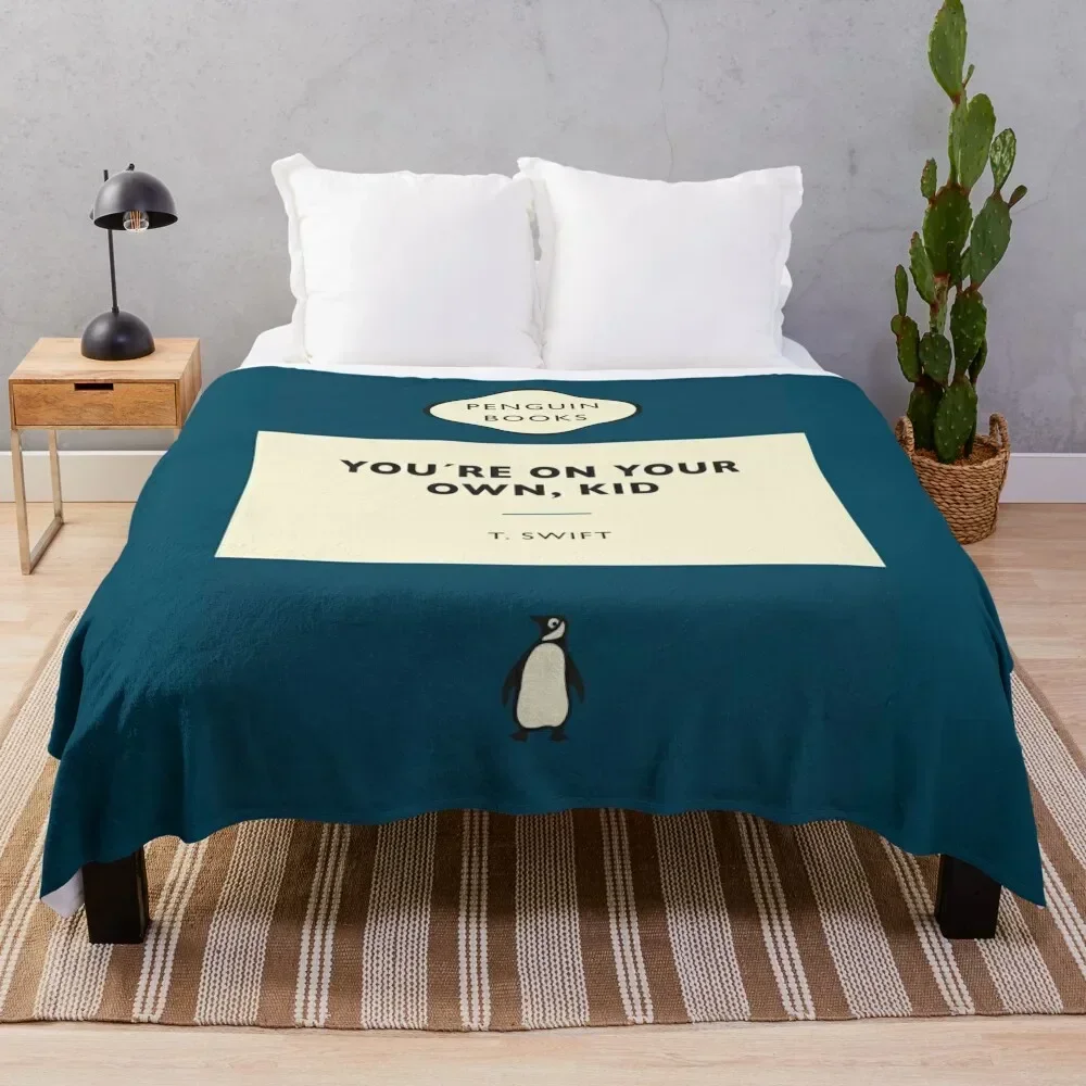 

youre on your own kid book cover Throw Blanket Soft Bedroom Blanket for Night Sleeping