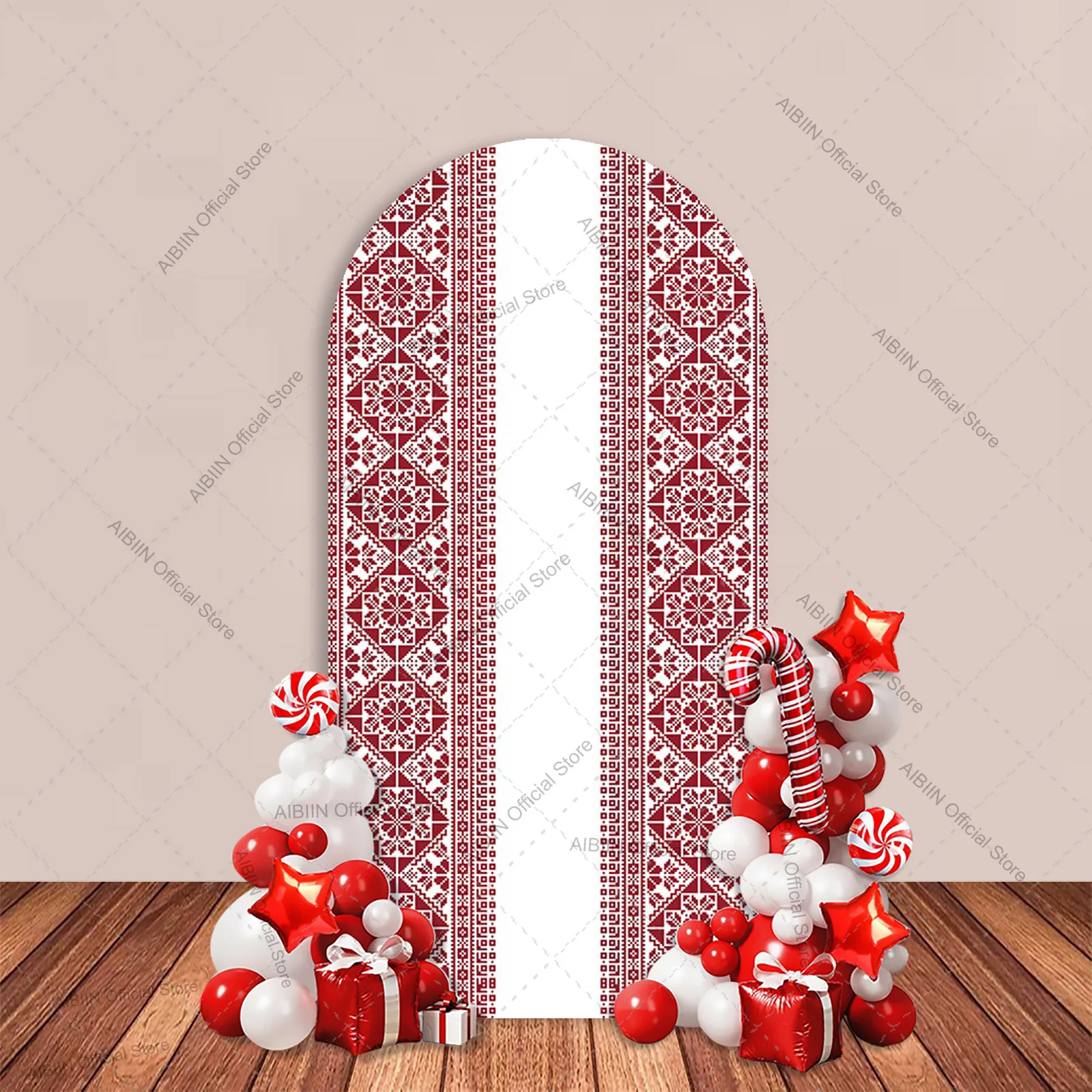 Burgundy Bohemian Mr & Mrs Wedding Arch Backdrop Cover Henna Traditional Embroidery Bride Party Decor Background - view 4
