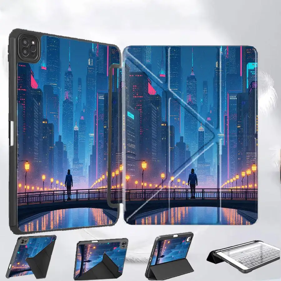 

Holder Cover Tablet Case For iPad Air 4 5 M3 M2 M4 11inch Pro 11th 10th 9th 8th 7th 12.9inch Pro 2025 Mini 6 7 People In The