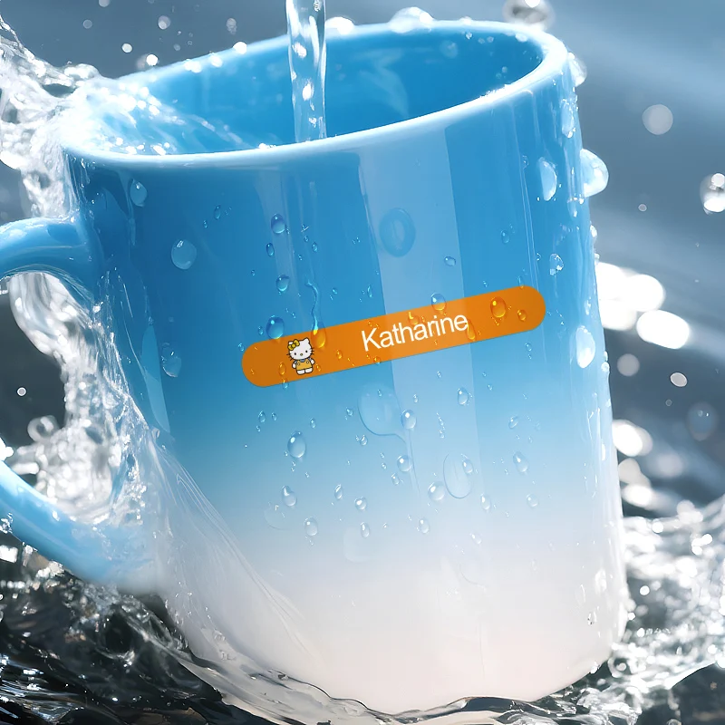 ملصقات أسماء مخصصة من سانريو - ملصقات مقاومة للماء متينة مخصصة لأجهزة الكمبيوتر المحمولة والحقائب وأجهزة الكمبيوتر المحمولة واللوازم المكتبية #5