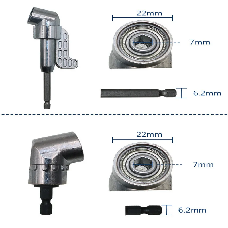 105 Hoek Schroevendraaier Set Dophouder Adapter Verstelbare Bits Boor Hoek Schroef Driver Tool Dropshipping