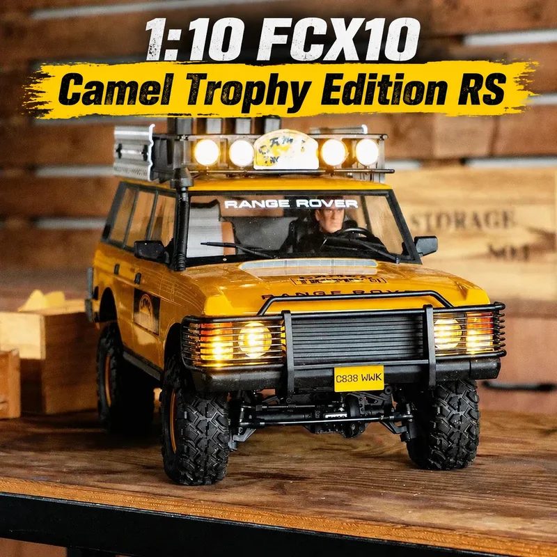 FMS 1:10 FCX10 Camel Trophy Edition RS Simulation RC Large Scale Remote Control Vehicle Climbing Vehicle Off Road Vehicle