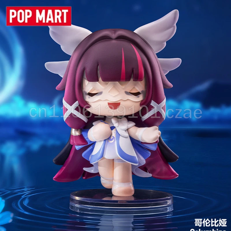 

НОВАЯ POP MART Genshin Impact Gathering Series Q Edition слепая коробка милый мультфильм аниме декор для рабочего стола коллекционные игрушки подарки