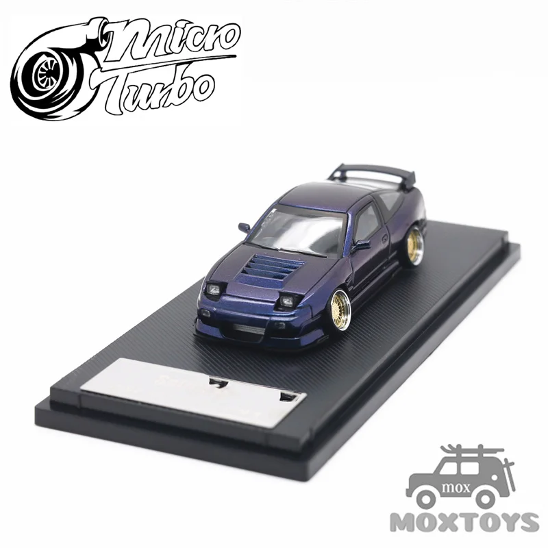 

Micro Turbo 1:64 2025GMHS 180SX Spirit Metallic Purple Chameleon Diecast Model Car