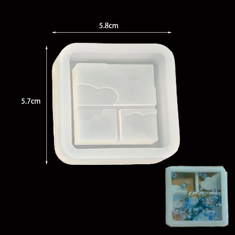 DIY Window Shaped Silicone Epoxy Resin Mold Jewelry Tool Jewelry Mold Shaker Mold