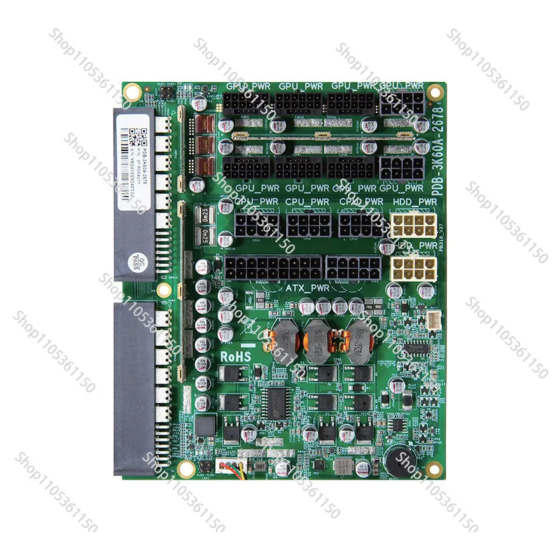 Fully modular crps power supply module, supports 3000w high-power server 1+1 redundant power supply backplane adapter board