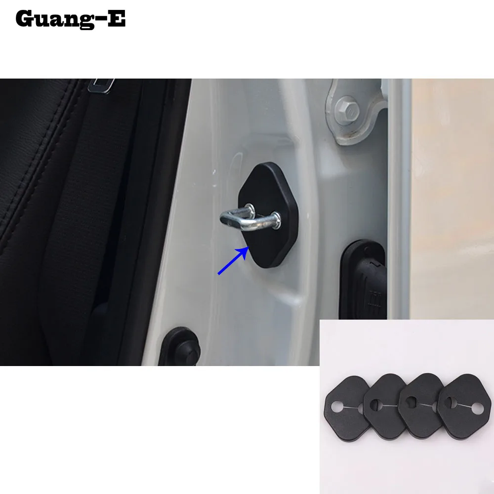 For Toyota Corolla Altis 2014 2015 2016 Car Styling Anti Rust Water Proof Door Lock Keys Key Protect Buckle Cover Molding 4pcs