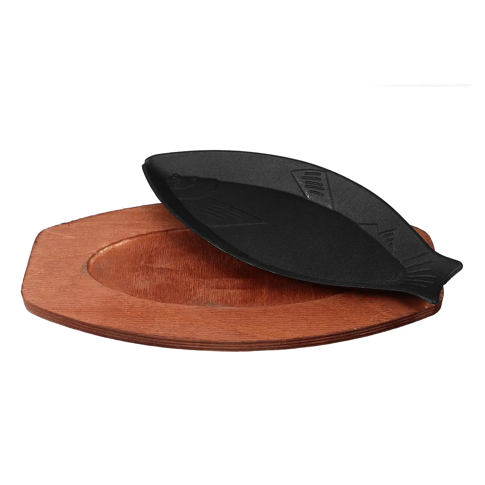 

Fish Shaped Frying Pan Non Stick Broiler Grill Plate Pancake Cast Iron Meat Griddle Portable Kitchen Baking Tool Faster Heat
