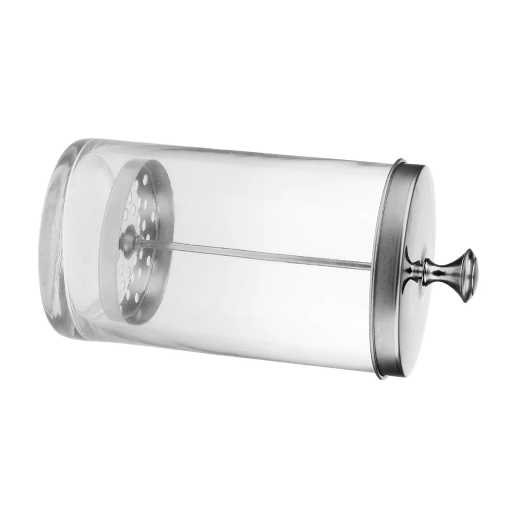 Glass Jar Container for Barber Styling Cutter Nail Art Tools