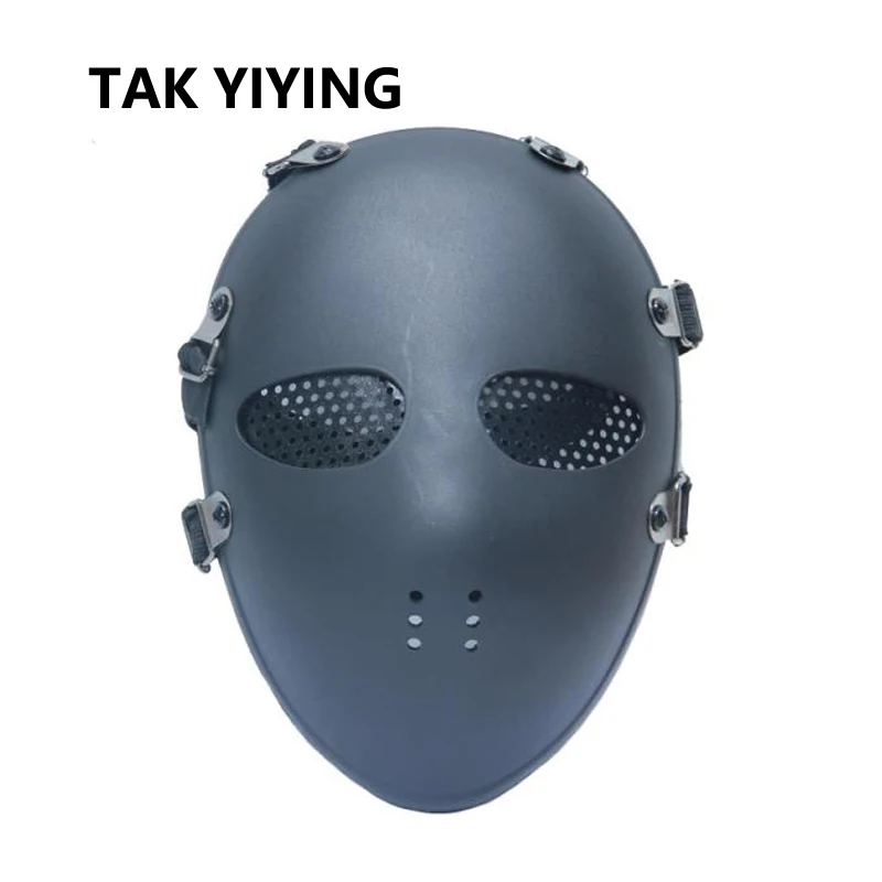 TAK YIYING Hunting1Pc Airsoft Paintball BB Gun Maska ochronna na całą twarz, czarna