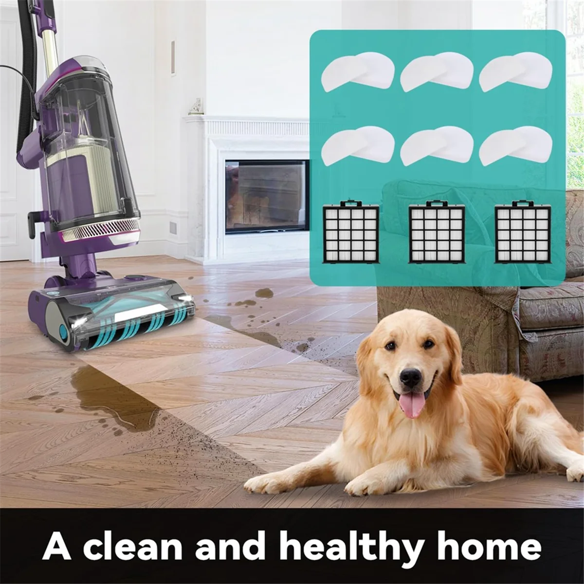 2025 + para limpeza vertical de detecção de energia az4000 az4002 az4000c, filtros de montón, filtros de espuma e feltro, peças de reposição