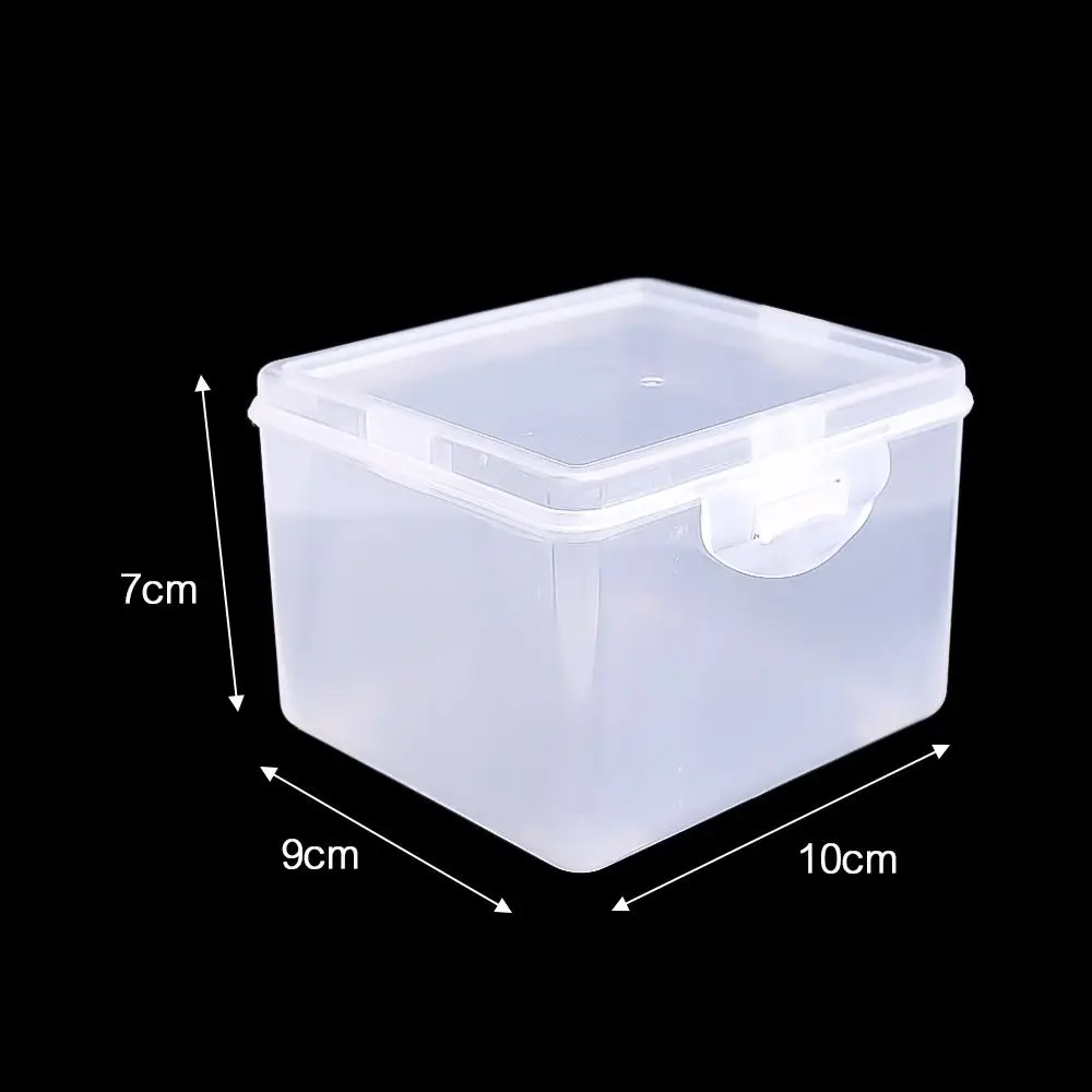 Transparante Plastic Opbergdoos Met Deksel Multifunctionele Rechthoekige Vorm Kleine Ding Container Doorzichtige Sieraden Opbergdoos