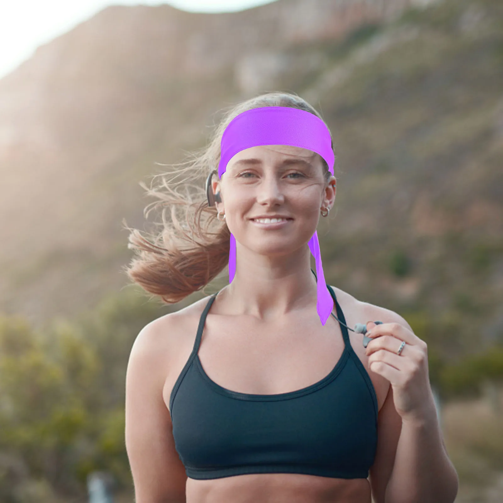 

4 Pcs Headband Cool Hairband in Summer Headbands Women Hairbands Elastic for Everyday Thick Running Wraps Women's