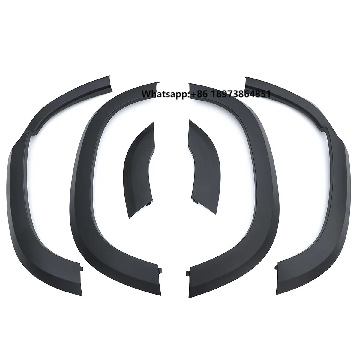 

For Land Rover Defender 110 2020-2022 ABS BlackCar Wheel Fender Trim Kit Widening Wheels Interior FenderBars