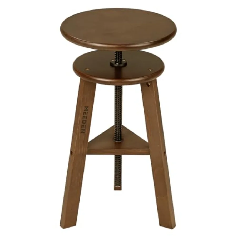 

Drafting Stool with Solid Beech Wood, Height Adjustable Artist Studio Stool, Bar Stool, Office and Kitchen Stool, Perfect for S