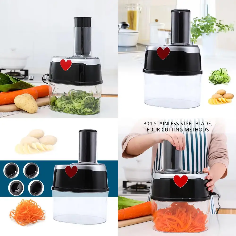 

New Multifunctional Vegetable Shredder Slicer Onion Chopper and Cheese Grater Machine Vegetable Cutter Chopper