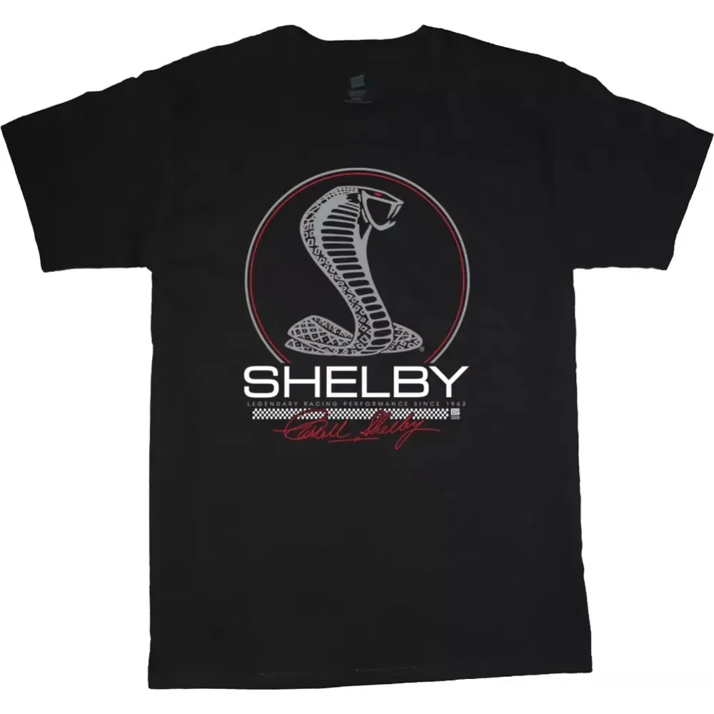 Shelby Cobra Ford Mustang T-shirt femmes t-shirts graphiques vêtements voiture gars équipement hommes T-Shirt noir décontracté col rond coton T-Shirt hauts