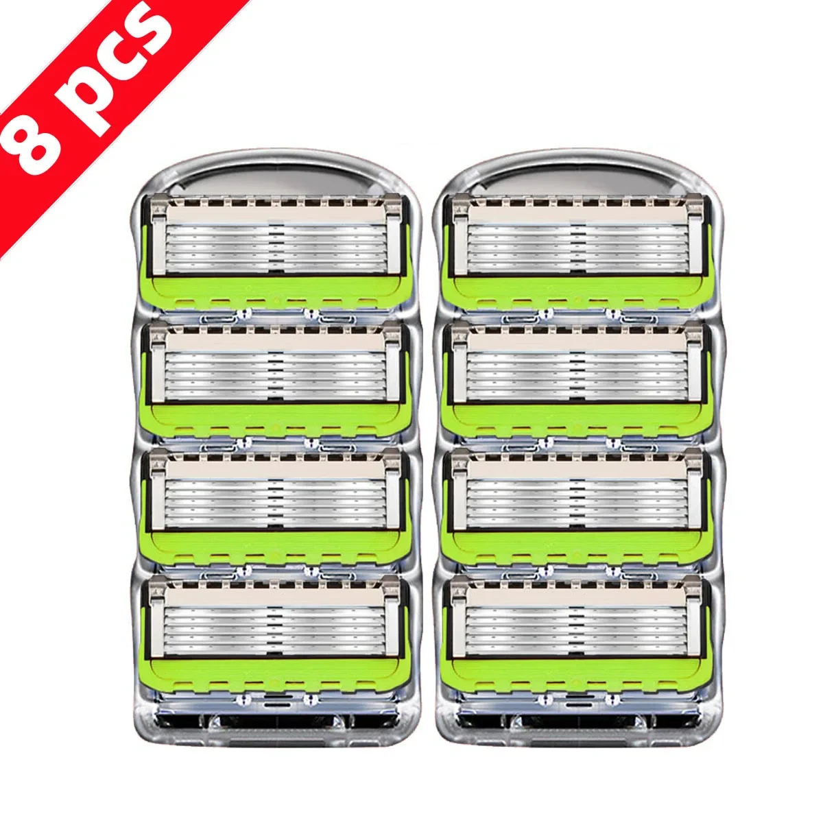 4-32 szt. Ostrze ze stali nierdzewnej ostre 5-warstwowe maszynka do golenia bezpieczeństwa do ręcznej maszynki do golenia Fusion wymiana ostrzy wkłady ostrza