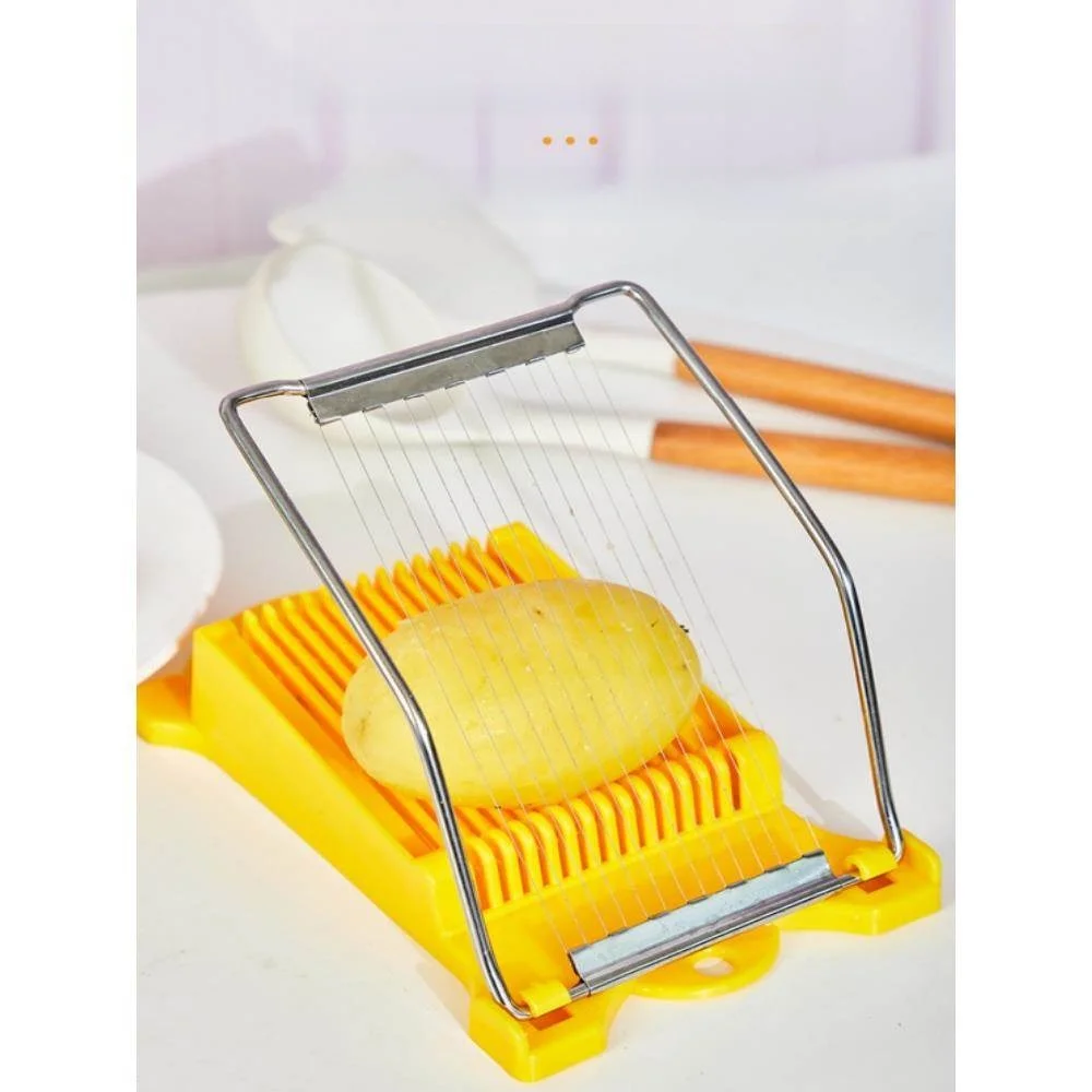 Herramienta rebanadora de patatas multifuncional, patatas fritas secas, Tofu frito Xiang Gan, cortador de carne para el almuerzo, guanteletes de cocina