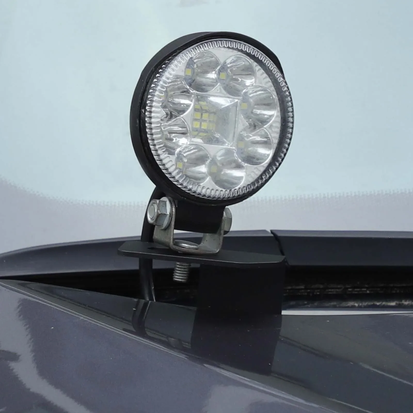 

For Honda Pilot 2016-2022 Carbon Steel Black Car Hood Headlight Bracket Pillar Hood Mount Holder Trim Car Accessories