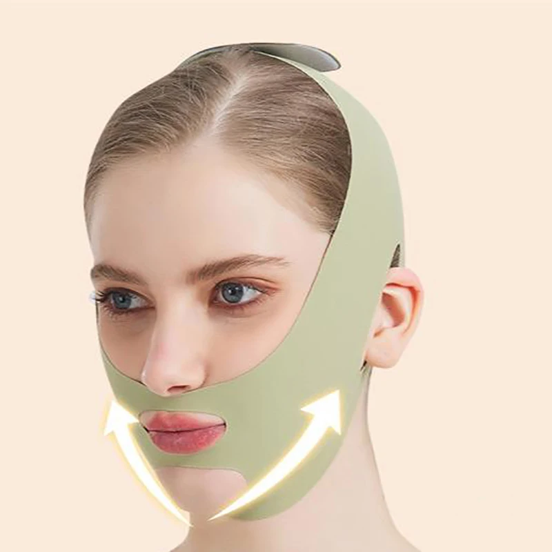 Face V Shaper Gezichts Afslankende Bandage Relaxatie Lift Up Riem Vorm Lift Verminderen Dubbele Kin Gezicht Dunner Band Massage