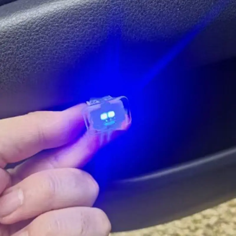 LED interior door trim atmosphere lamp storage box light debris box lighting door light for Audi A7 A6L A4L A5 A4 allroad