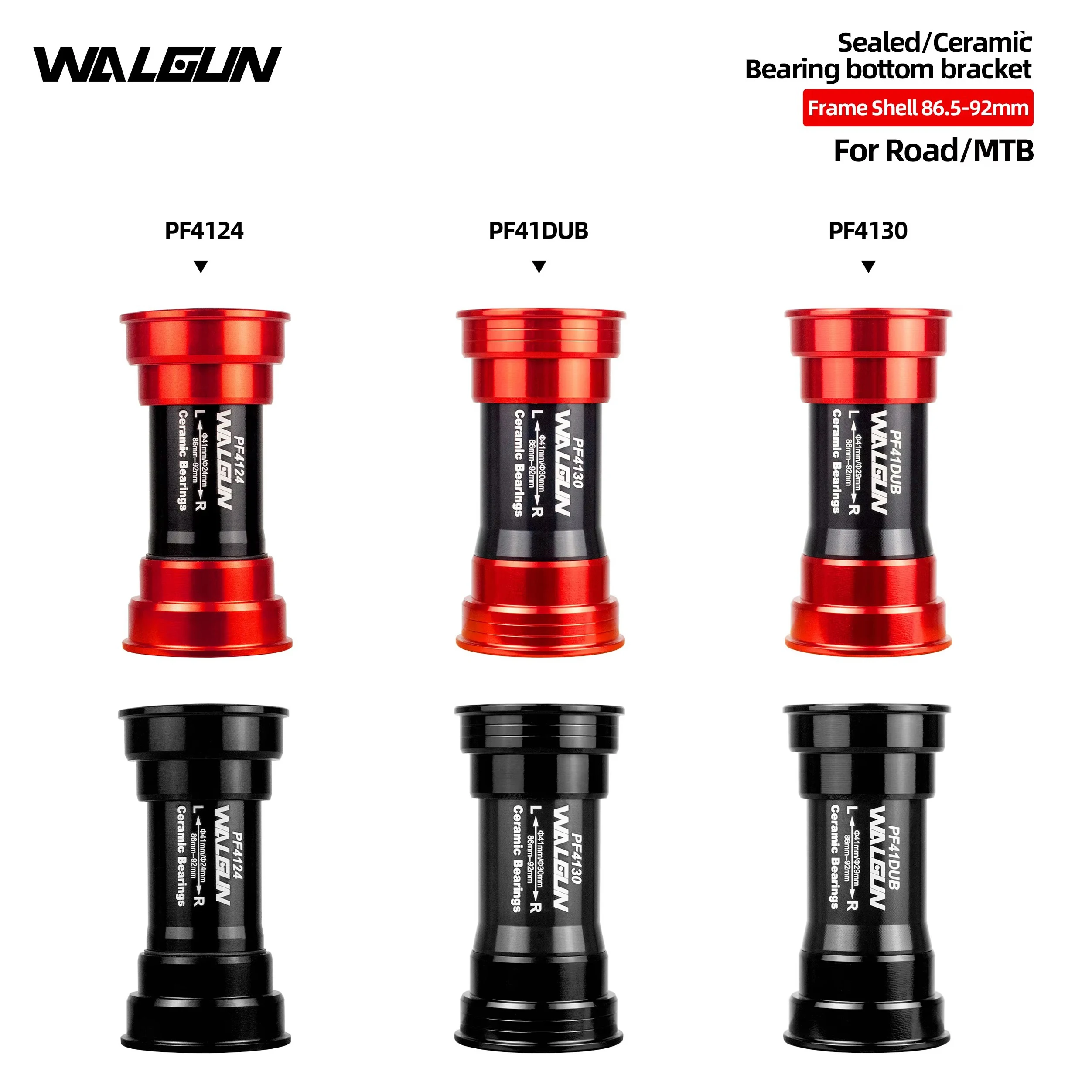 

Bicycle Bottom Bracket Press in BB Ceramic Bearing Bottom Brackets Frame Shell 86.5-92mm For Shimano Sram Dub GXP Crankset Parts