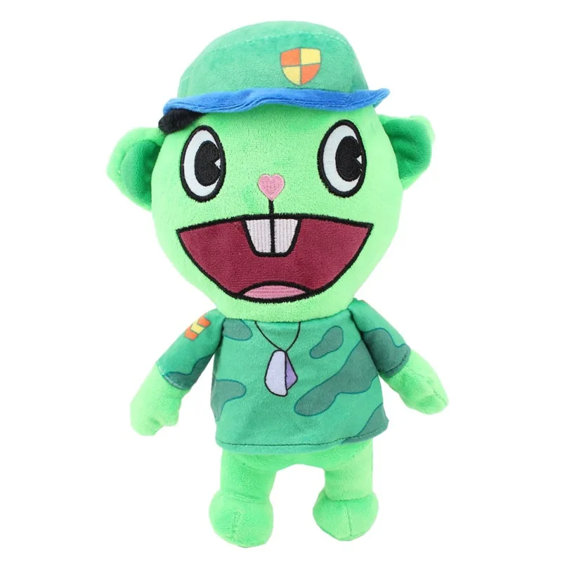 20-28cm Happy Tree Friends Plush Doll Cartoon Anime Plush Toys Flakey Flippy Soft Pillow Room Decor Doll Gift For Boys Girls