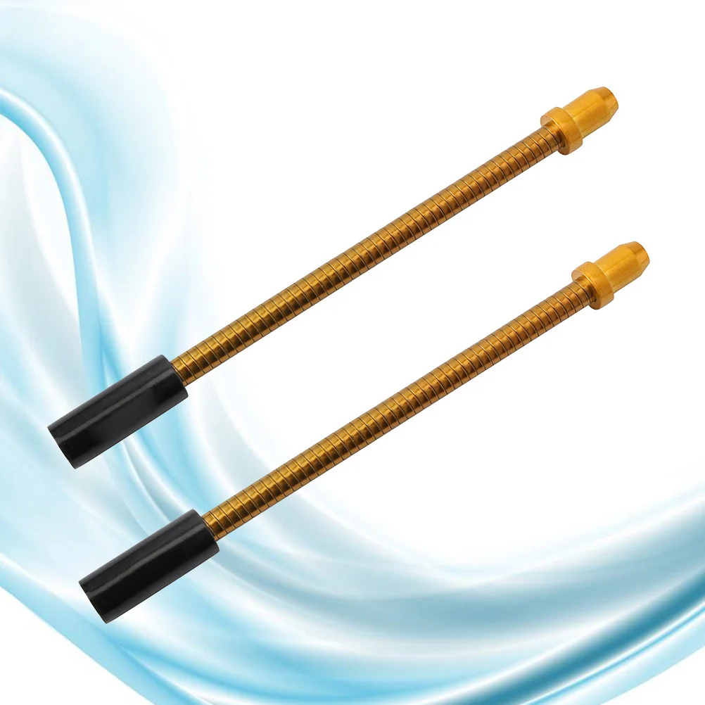 

2Pcs Elbow Tube High Grade Mountain Road Folding Bike Inner Brake Wire Flexible Wear-Resistant Catheter Golden