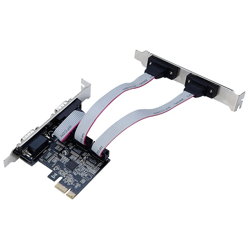 1 PCS 25Mbps PCIE Serial Port Expansion Card AX99100 Chip PCIE To Serial Port RS232 Interface