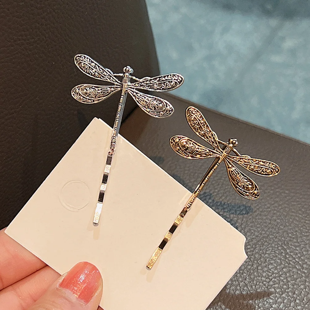 

6 Pcs Vintage Dragonfly Hair Clip Pins Hairpin Accessories Metal Decorative for Women Women's