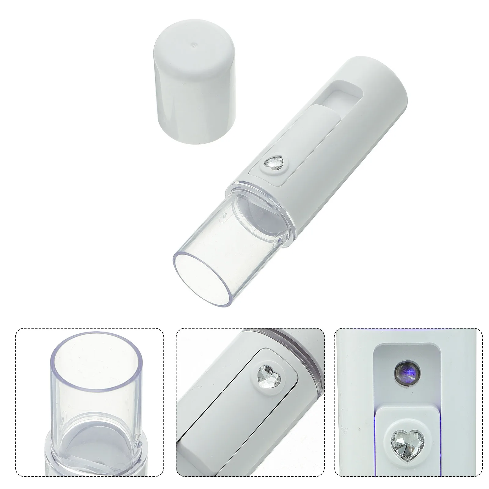 

Beauty Mist Sprayer 20Ml Nano Technology Facial Hydration Device Portable Handheld Water Atomizer For Skin Refresh