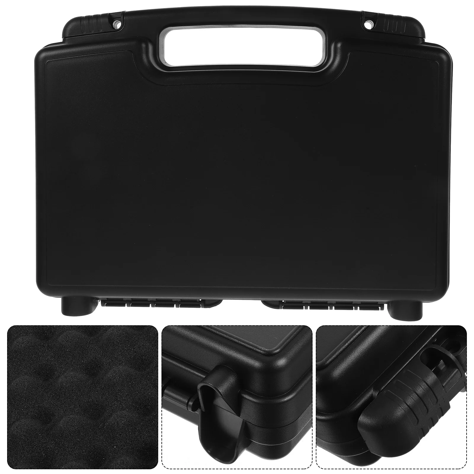 ハンドヘルドツールボックス小さなハードケースフォーム付きポータブルツール収納容器車のメンテナンスキャンプ釣りアウトドア用