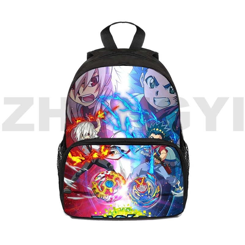 16 Zoll Mini Backapck 3D Cartoon Druck Beyblade Burst Taschen Reiß verschluss Frauen Reise Umhängetasche Herren Bücher tasche Kinder Schult aschen