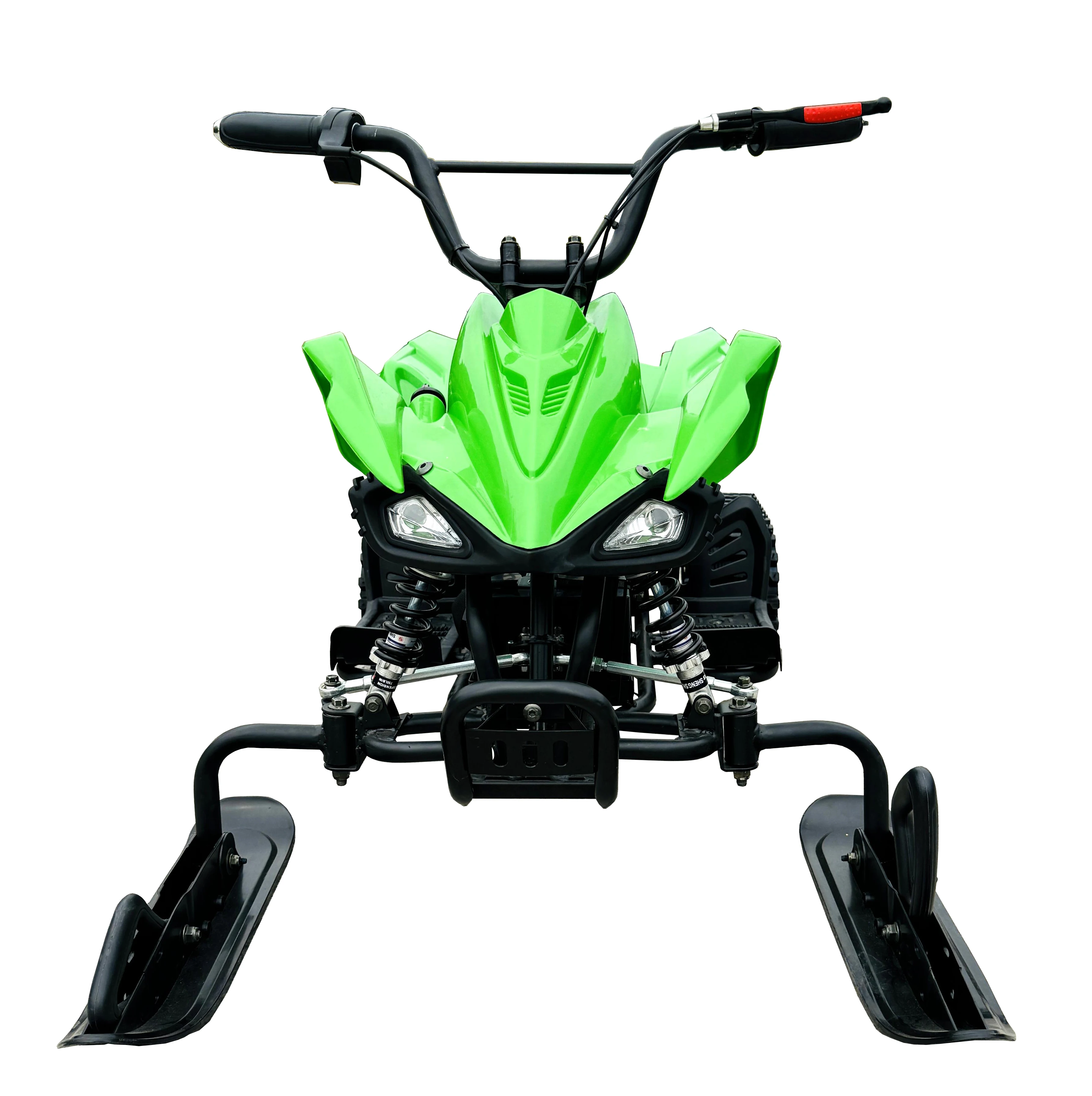 

HL-ES-02Battery Powered Kids Snowmobile with Twist Throttle Front Rear Shock Absorbers Chain Drive Suitable for Young Children