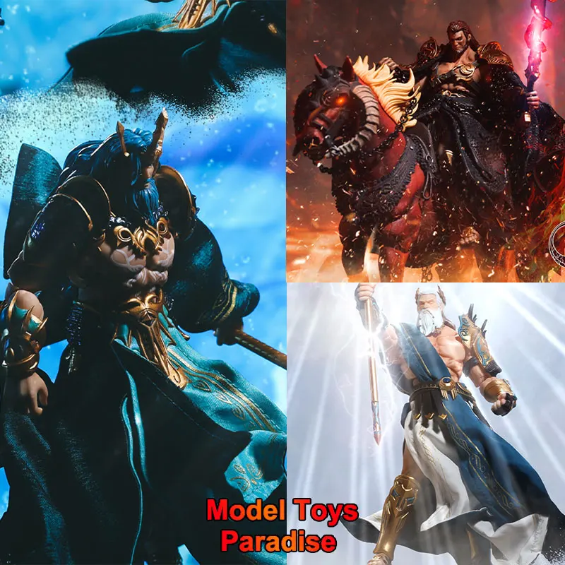 1/12 Men Soldier Cloak Set  Greek Mythology Poseidon Hades Zeus Cape Fit 6inch Action Figure Body