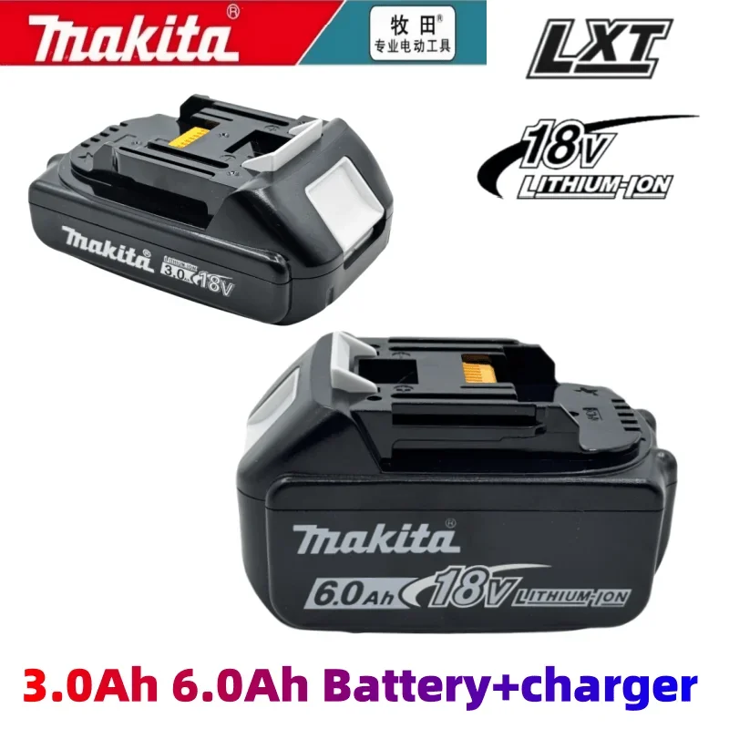 

Оригинальный аккумулятор Makita 6Ah/3Ah/ Makita 18V BL1830B BL1850B BL1850 BL1840 BL1860 BL1815 Сменная литиевая батарея