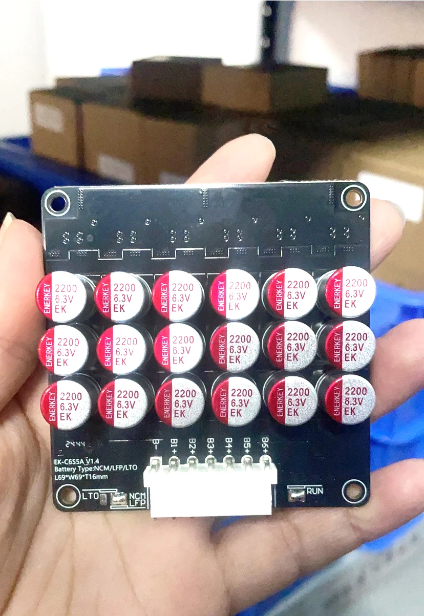 

4S 5S 6S 8S Lifepo4 Литий-ионная литиевая батарея 5MV BMS Защитная балансировочная пластина Активный балансир Электрический автомобиль 6S Большой ток