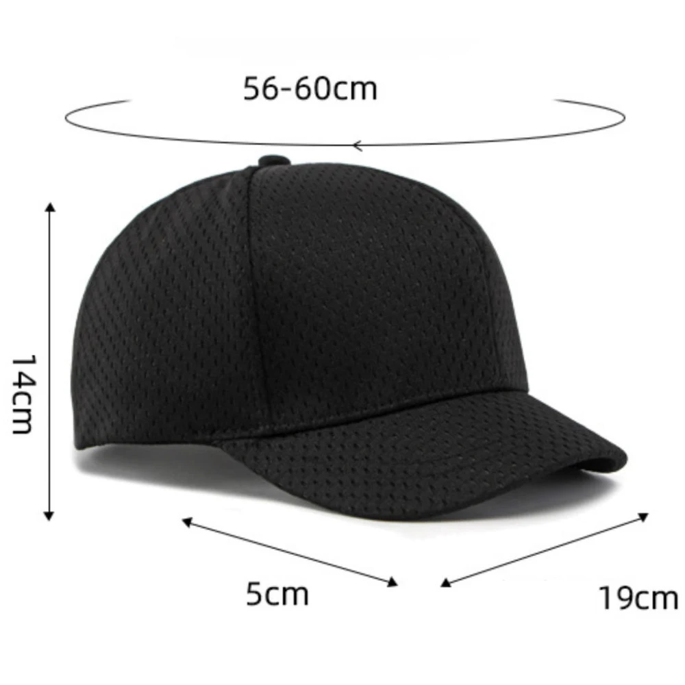 HT5121 Short Brim Men Women Sun Caps Unisex Spring Summer Breathable Trucker Mesh Snapback Cap Male Female Adjust Baseball Cap