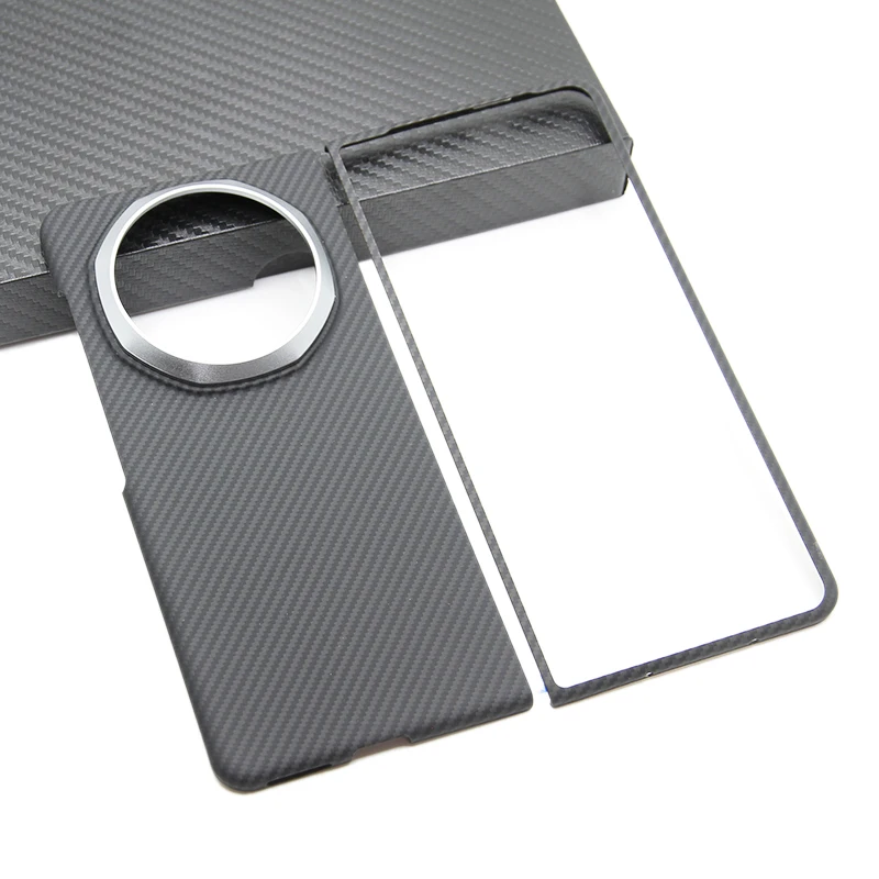 

ZXKE Carbon Case for HONOR Magic V5, Hard Cover, Ultralight, Ultrathin, Comfortable, Aramid Fiber, Protective Shell