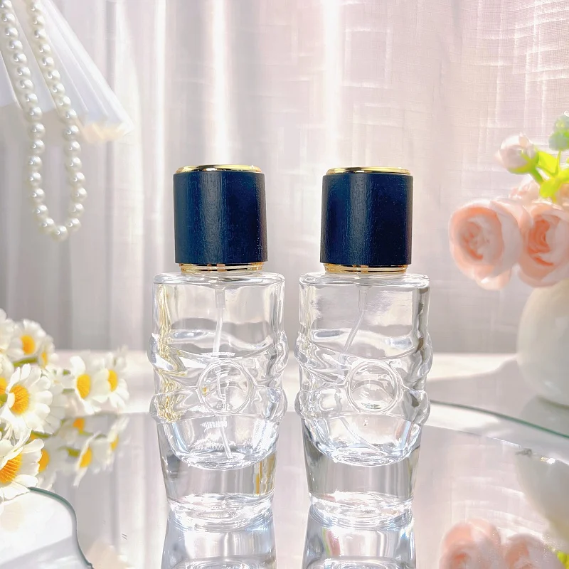 10pcs/lot 30ml Classic Clear Glass Spray Bottle Empty Perfume Cosmetic Packaging Bottles Refillable