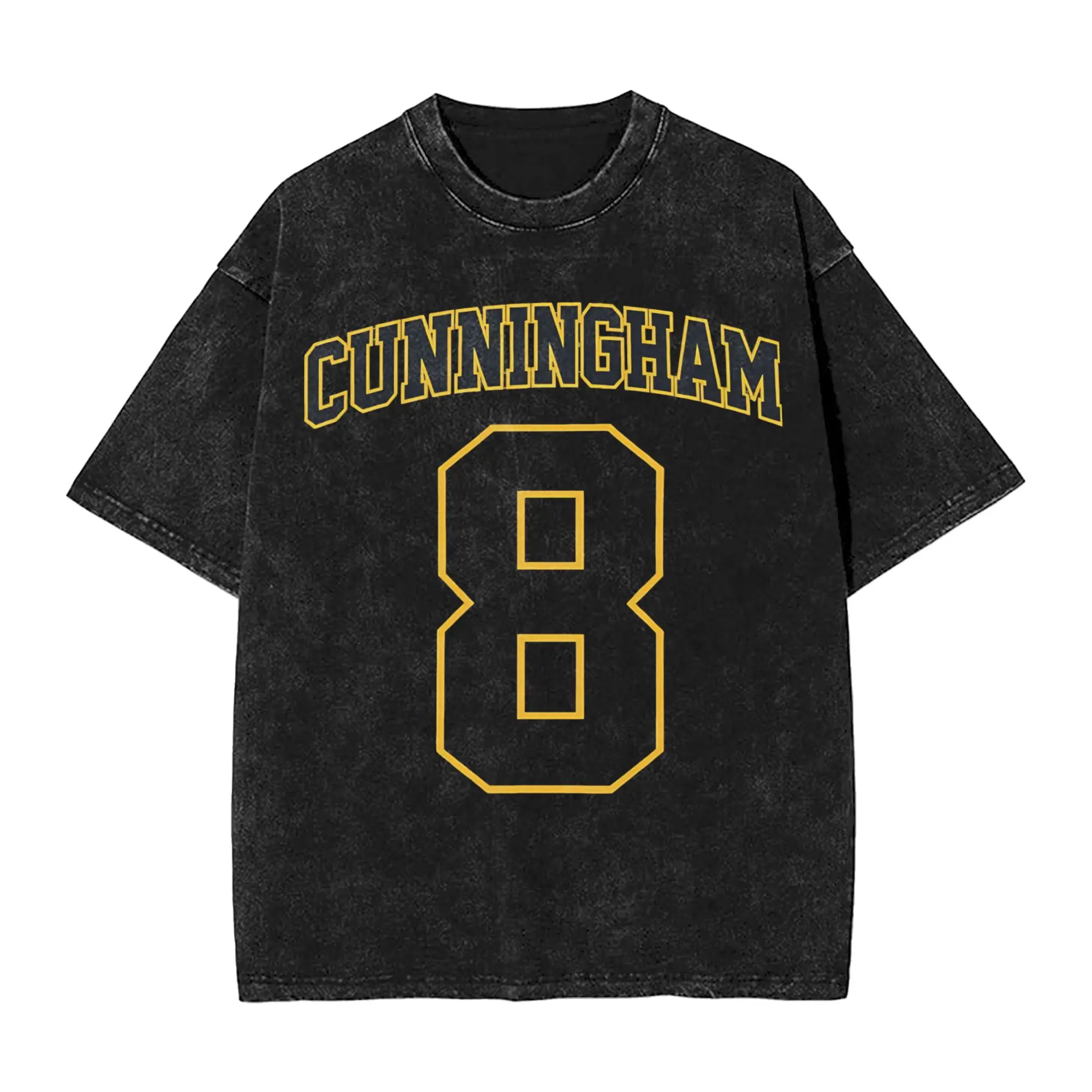 Sophie Cunningham Basketball T Shirts Hip Hop Washed 100% Cotton T-Shirts Number 8 Vintage for Men Women Tops Printed Tee Shirt