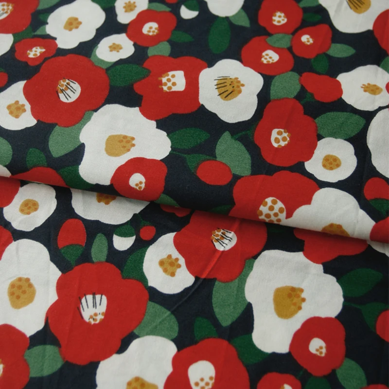 

160X100 см летняя фруктовая саржа, хлопковая швейная ткань, платье с клубникой и вишней, детская сумка для одежды, ткань ручной работы «сделай сам»